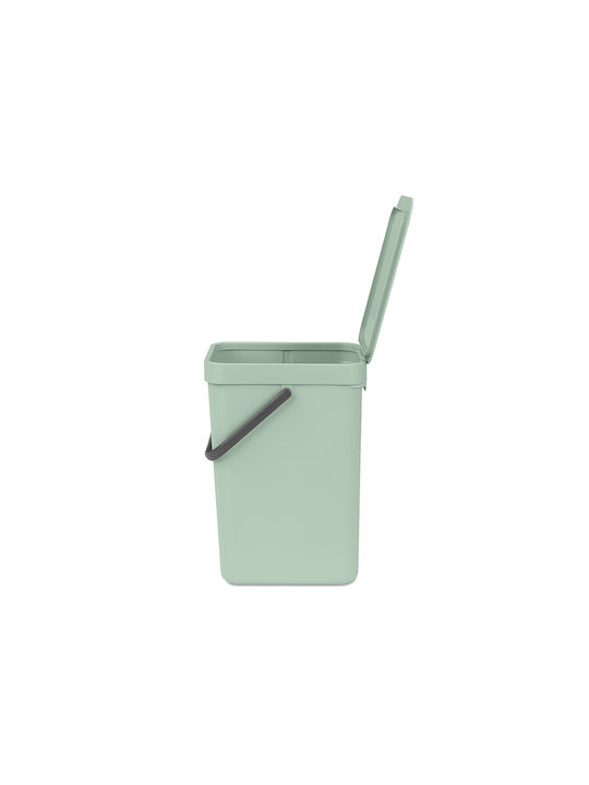 Brabantia Sort & Go Plastic Waste Bin 12lt Green