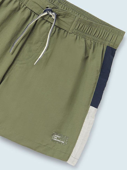 Mayoral Kids Swimwear Swim Shorts Khaki