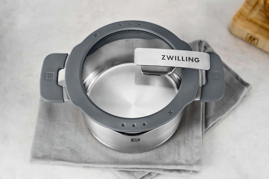 Zwilling J.A. Henckels Комплект Кастрюли От Неръждаема Стомана Сребрист 5 Съда