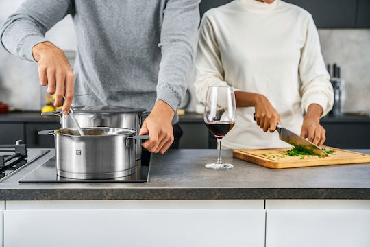 Zwilling J.A. Henckels Комплект Кастрюли От Неръждаема Стомана Сребрист 5 Съда
