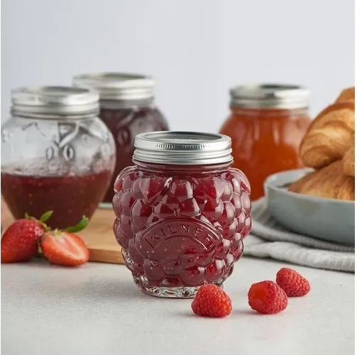 KIlner Kilner Berry Fruit Ваза За Обща Употреба с Капак Стъклена Прозрачна 400 мл