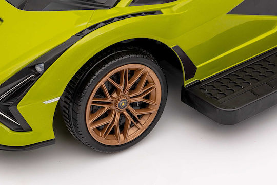Lamborghini Sian Kids Electric Car One-Seater 6 Volt Green