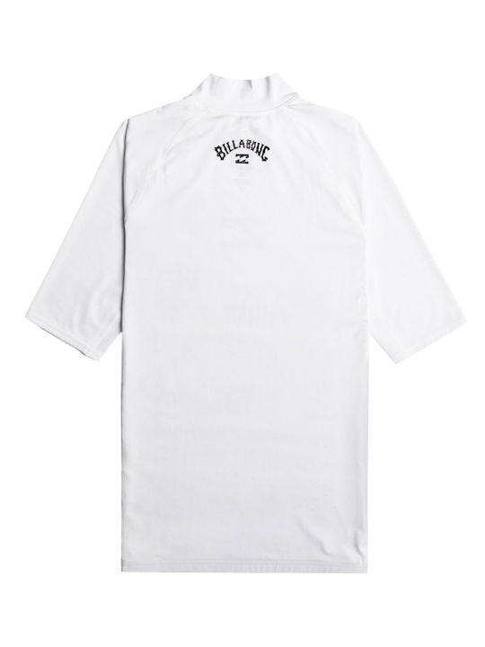 Billabong All Day Ανδρική Κοντομάνικη Αντηλιακή Μπλούζα Λευκή