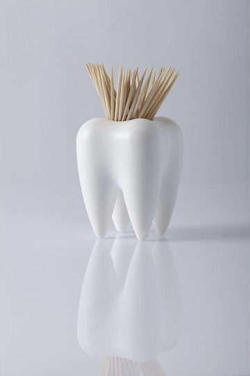 Propaganda Propaganda Toothpicks Case Plastic 4.7x4.7x6cm White