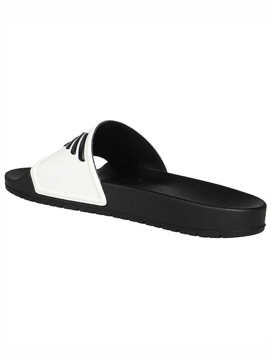 Emporio Armani Men's Slides White