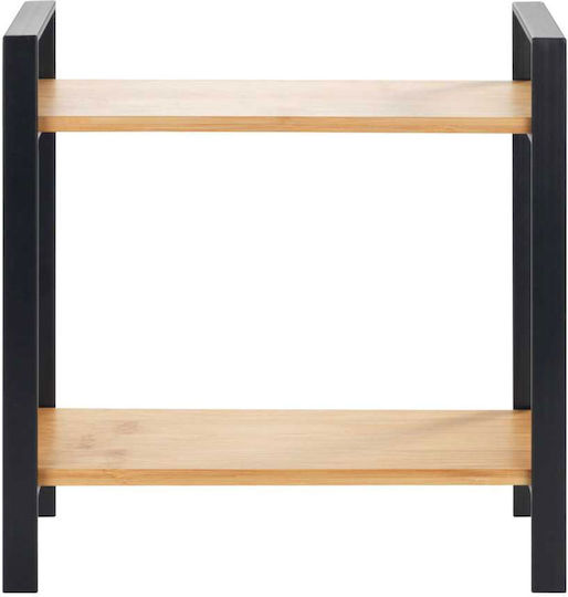 Wenko Lou Küchen-Organisationsregale Hölzernes in Schwarz Farbe 11x32x32cm
