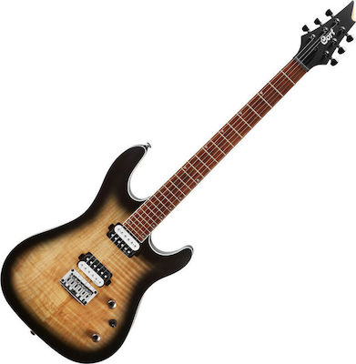 Cort KX-300 Ηλεκτρική Κιθάρα 6 Χορδών με Ταστιέρα Maple και Σχήμα ST Style Open Pore Raw Burst