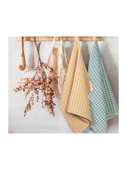 Nef-Nef Homeware Main Tea Towel from 100% Cotton Green 45x68cm