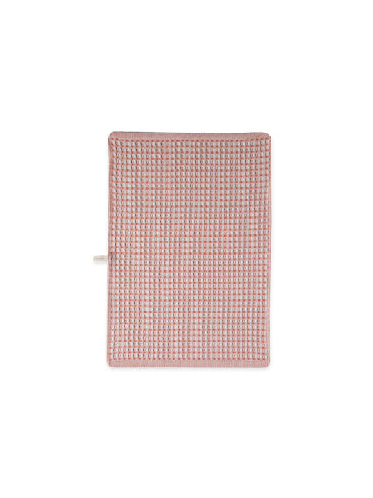 Nef-Nef Main Ποτηρόπανο από 100% Βαμβάκι σε Ροζ Χρώμα 45x68cm
