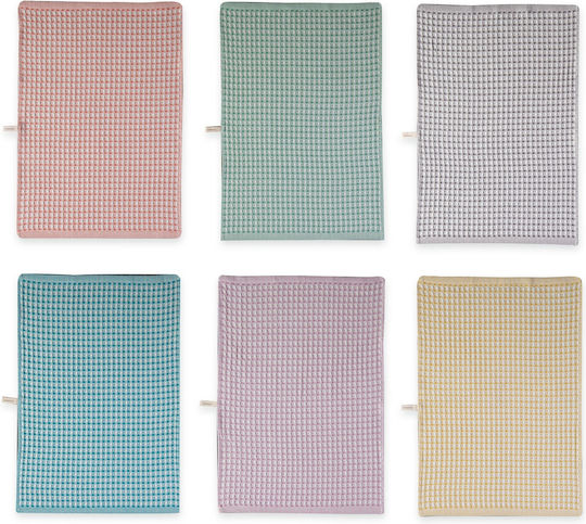Nef-Nef Homeware Main Geschirrtuch aus 100% Baumwolle in Rosa Farbe 45x68cm