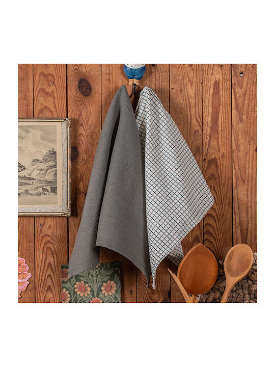 Melinen Carrot Towel made of 100% Cotton Olive 45x65cm 2pcs