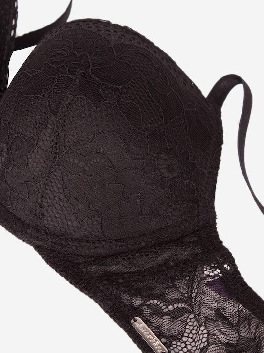 Norddiva Lingerie Underwear Set with Bra & Brazil Black