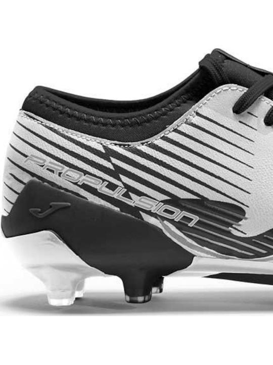Joma Propulsion Football Shoes with Cleats White