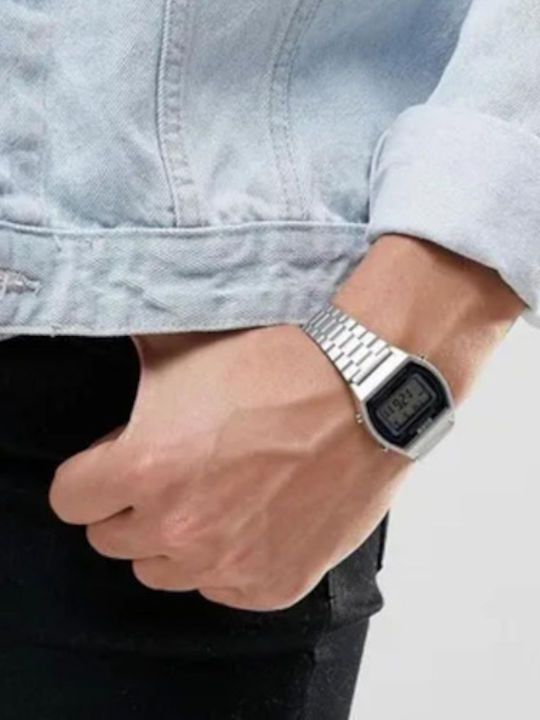 Casio Vintage Edgy Watch Battery with Metal Bracelet Casio Vintage Edgy Watch Battery with Metal Bracelet