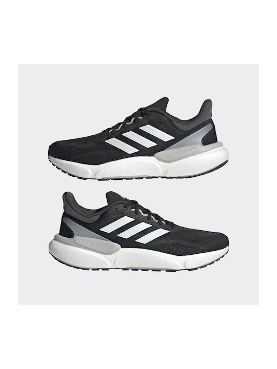 Solarboost 5 Herren Sportschuhe Laufen Core Black / Cloud White / Grey Two