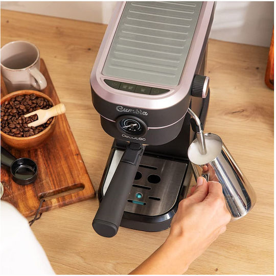 Cecotec Cafelizzia 890 Pro Μηχανή Espresso 1350W Πίεσης 20bar Rose