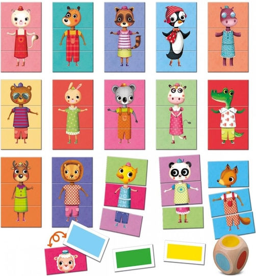 Board Game Super Mix Animals for 2-4 Players 3+ Years Old (IT) Ludattica