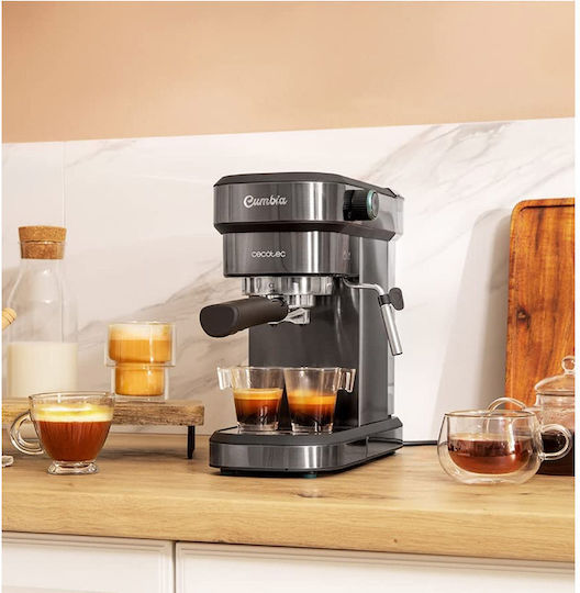 Cecotec Cafelizzia 890 Automatic Espresso Machine 1350W Pressure 20bar Grey