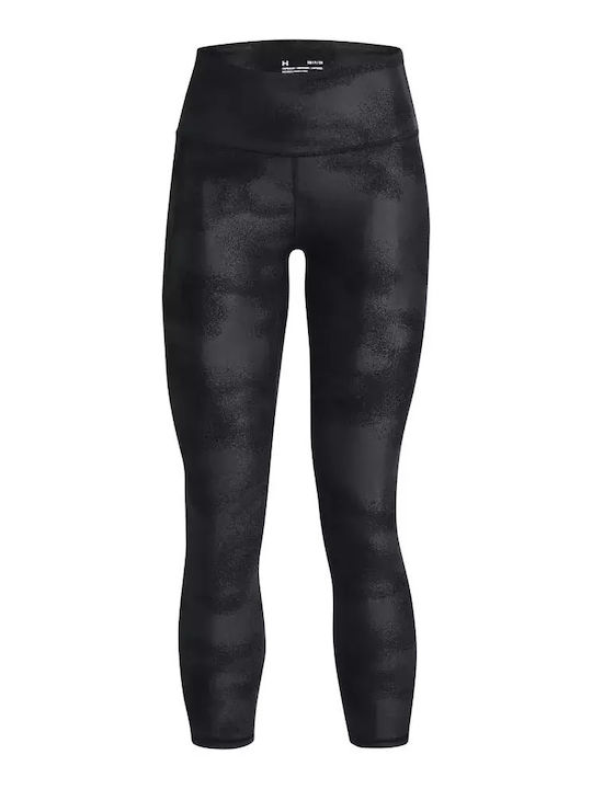 HeatGear Training Women's Long Firming High Waist Leggings Black Jet Gray Orange Blast