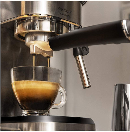 Cecotec Cafelizzia 790 Duo Μηχανή Espresso 1350W Πίεσης 20bar Steel