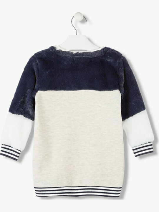 Losan Sweatshirt Kids Dress Long Sleeve Navy Blue