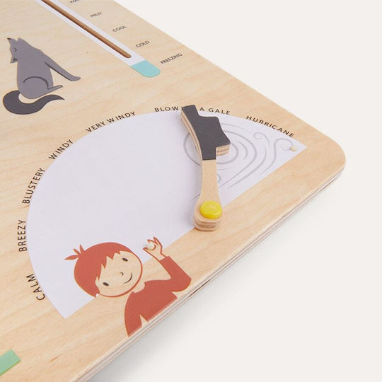 Tender Leaf Toys Μετεωρολογικός Σταθμός Educational Game Knowledge made of Wood for 3+ years Years Old