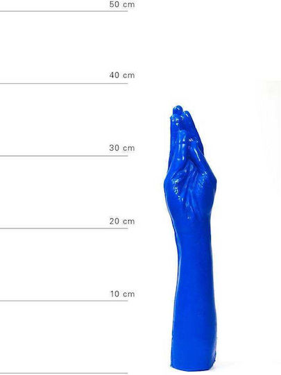 All Black All Blue Arm Dildo Μπλε 39cm