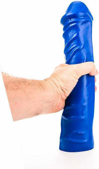 All Black Realistisches Dildo Blau 28cm