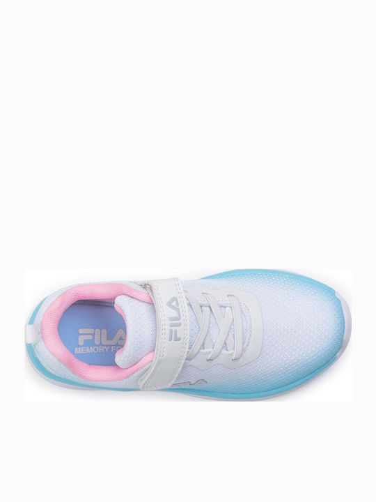 Memory Zeppelin 2 V Kids Sports Shoes Running with Hoop & Loop Closure White