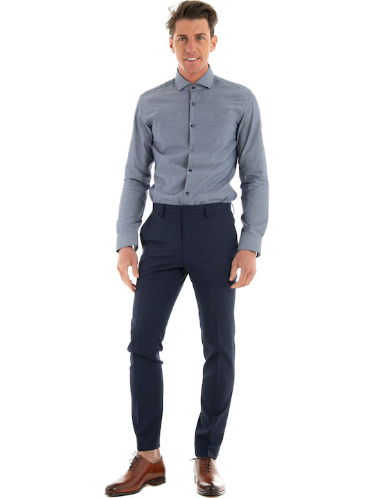 Getlin231 Pantaloni Albastru marin