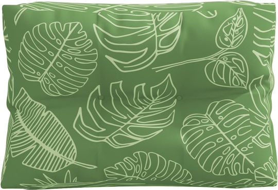 vidaXL Garden Chair Cushion with Backrest Green 2 Pieces 50x50cm
