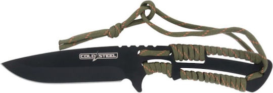 Cold Steel Survival Knife Black with Sheath Set of 3 Pieces