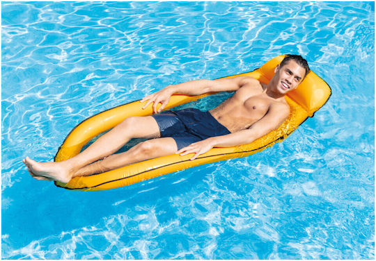 Intex Inflatable Yellow Sea Mattress 178x94cm