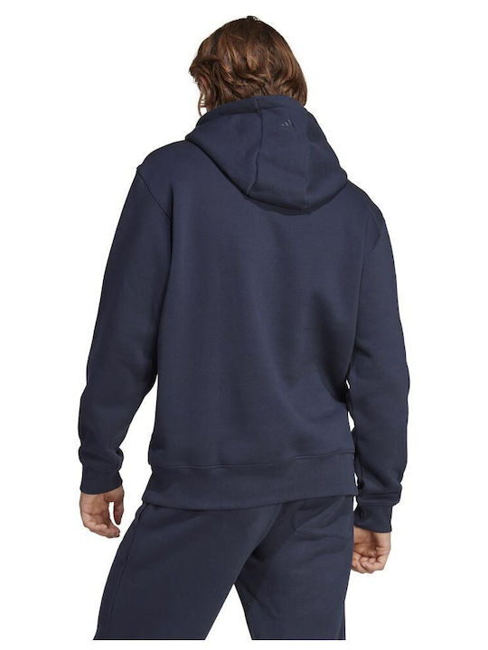 Adidas Herren Sweatshirt mit Kapuze Marineblau