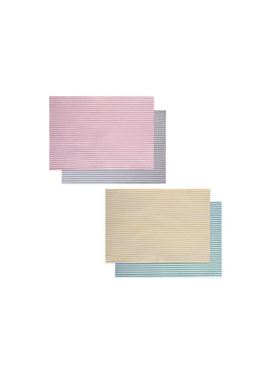 Nef-Nef Homeware Viral Σουπλά Υφασμάτινο Peach Mint 48x33cm Nef-Nef Homeware Viral Σουπλά Υφασμάτινο Peach Mint 48x33cm
