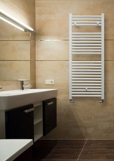 AR Slalom Towel Rail Bathroom 842x600 546kcal/h Silver