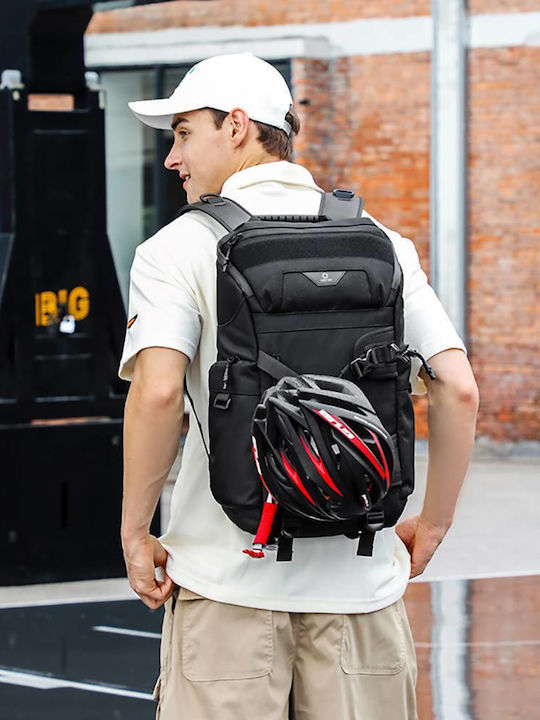 Ozuko 9617 Wasserdichte Rucksack für Laptop 15.6" in Schwarz Farbe