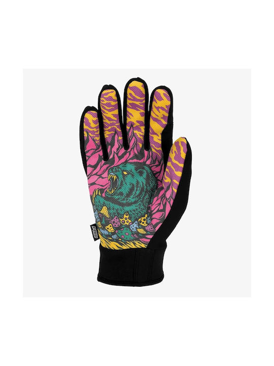 Pow Men's Ski & Snowboard Gloves Colorful