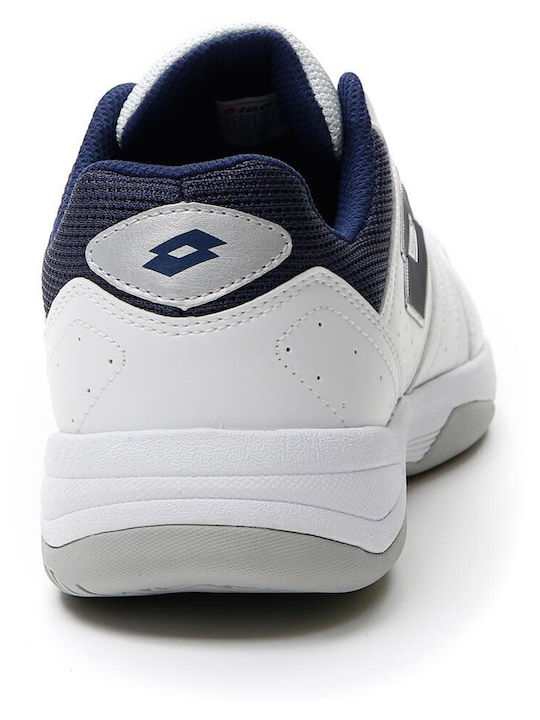Lotto Court Logo Amf XIX Men's Tennis Shoes for All Courts White