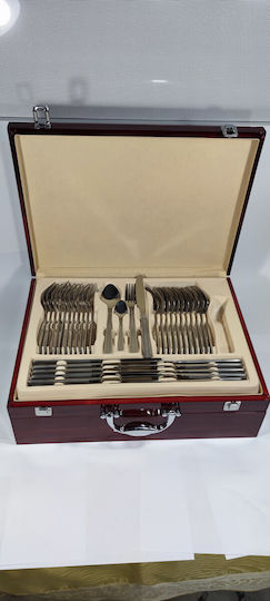 Epiplo-Fos Cutlery Set Stainless Silver 72pcs