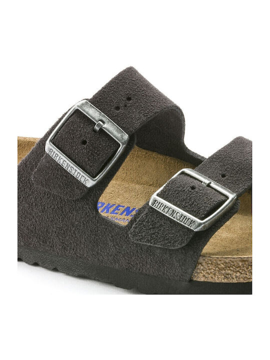Arizona Men's Sandals Velvet Grey Narrow Fit