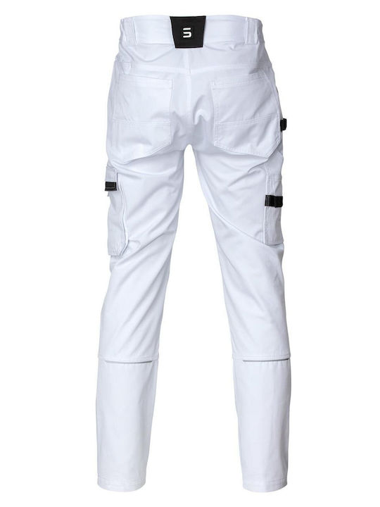 STOP Carbon Painters Pantaloni de Lucru Alb