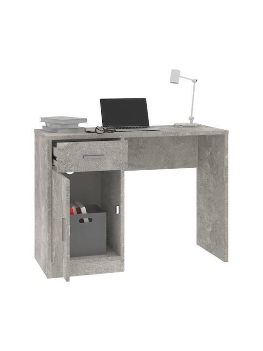 Schreibtisch Holz Grey Concrete 100x40x73cm