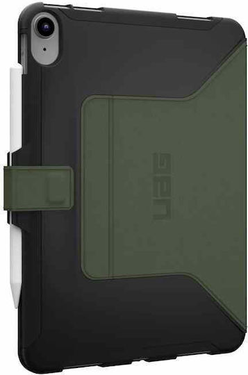 UAG Scout Flip Cover Durable Black Olive iPad 2022 10.9''