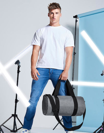 BagBase BG140 Σακ Βουαγιάζ 20lt Grey Marl/Black Υφασμάτινο Μ50xΠ25xΥ25εκ.