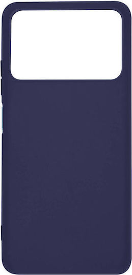 Matt Back Cover Silicone Dark Blue (Poco X4 Pro 5G)