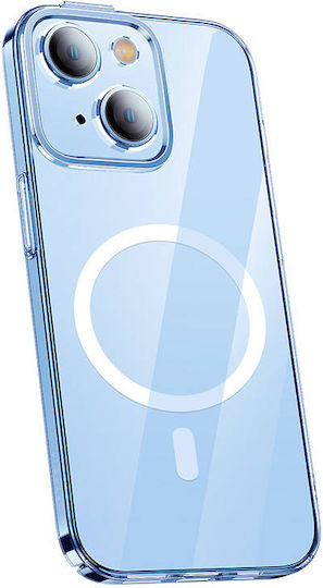 Baseus Crystal Задна корица Силикон 0.1мм Магнитен Прозрачен (iPhone 14)