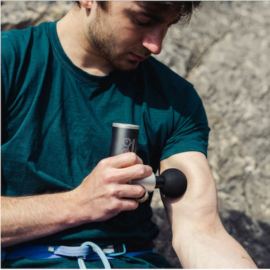 YY Vertical Shock One Gun Massage for the Body with Vibration Gray