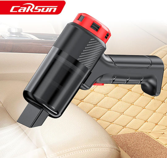 Carsun Σκουπάκι Αυτοκινήτου Στερεών με Ισχύ 45W Επαναφορτιζόμενο 7.4V