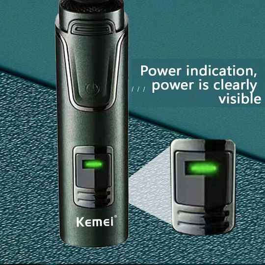 Kemei KM-2808 Περιστρεφόμενη Ξυριστική Μηχανή Προσώπου Επαναφορτιζόμενη